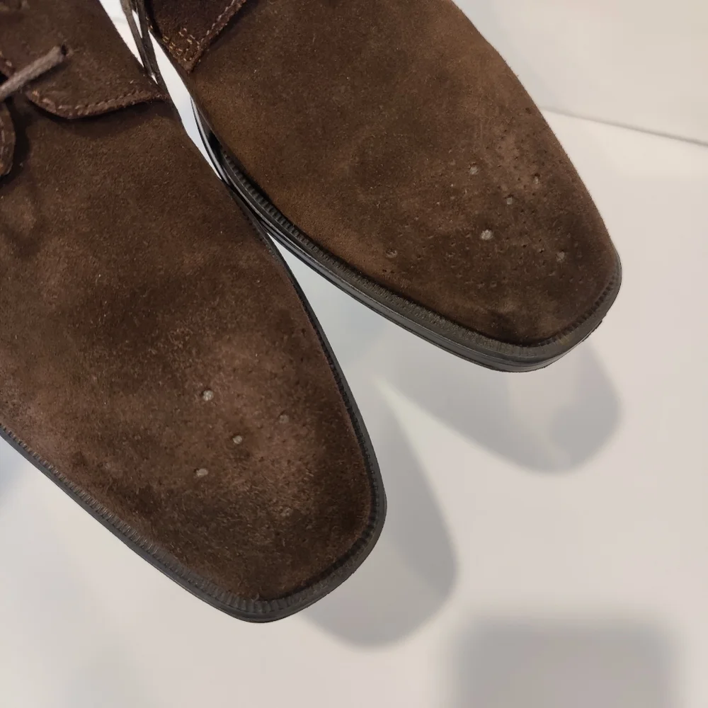 Mike Konos Suede leather Men's Oxford